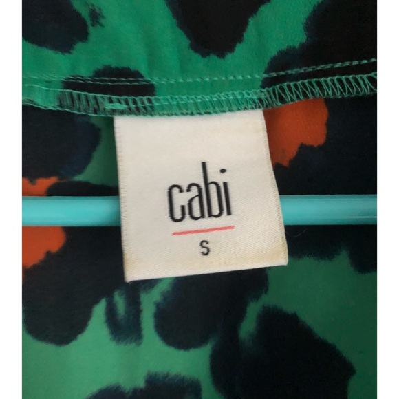 CAbi Rita Leopard Print Blouse Size Small - Picture 3 of 7